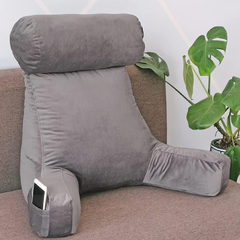 Therapeutic Reading Pillow Lumbar Support Cushion with Shredded Memory Foam - NuSea