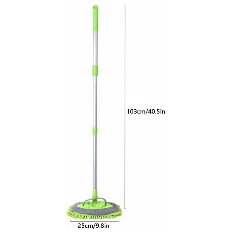 Three Sections Scratch - Free Aluminum Alloy Microfiber Car Washing Mop - NuSea