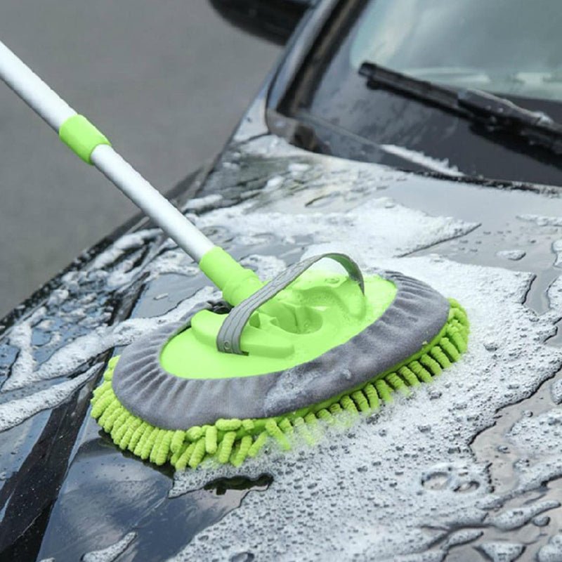 Three Sections Scratch - Free Aluminum Alloy Microfiber Car Washing Mop - NuSea