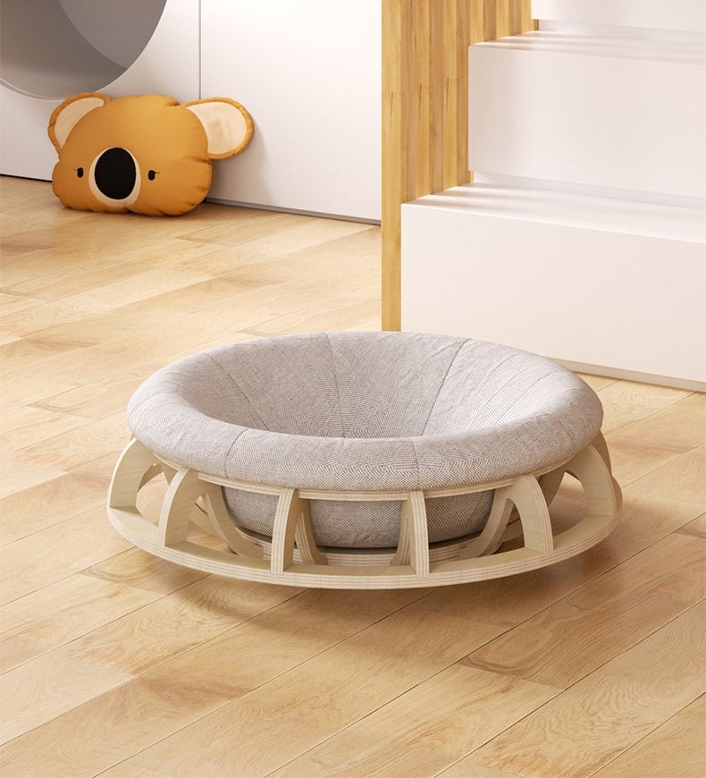 Timber Gyro Cat Nest Bed - NuSea