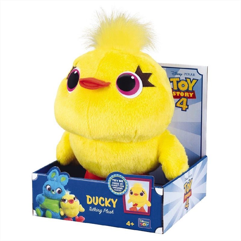 Toy Story DUCKY Plush 9" Deluxe Talking Toy - NuSea