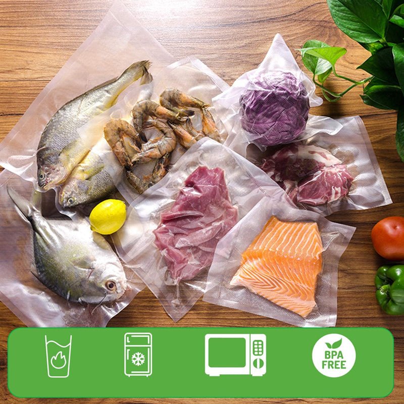 Transparent Vacuum Sealer Keeper Bags Food Saver Storage Rolls - NuSea