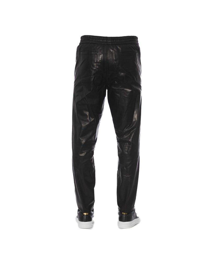 Trussardi Men's Black LAMB Leather Jeans & Pant - W48 US - NuSea