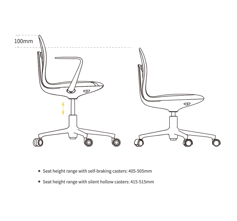 UFOU Joyin Tail Designer Ergonomic Chair - Flamingo - NuSea