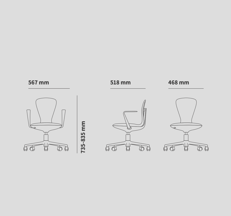 UFOU Joyin Tail Designer Ergonomic Chair - Flamingo - NuSea