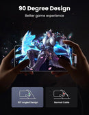 UGREEN 20299 Right Angle USB - C Fast Charging Cable 5Gbps 1M - NuSea