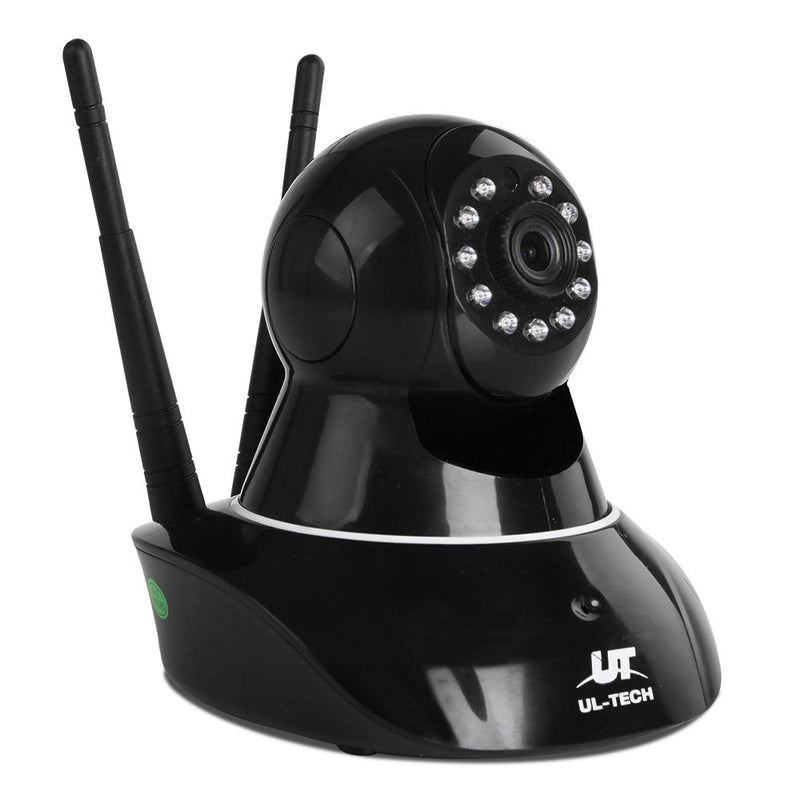 UL - tech 1080P Wireless IP Camera Security WIFI Cam Black - NuSea