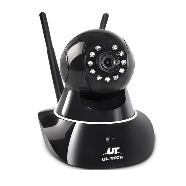 UL - tech 1080P Wireless IP Camera Security WIFI Cam Black - NuSea