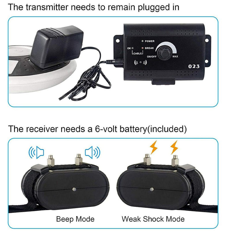 Underground Electric Dog Fence Pet Containment System Shock Collar - NuSea