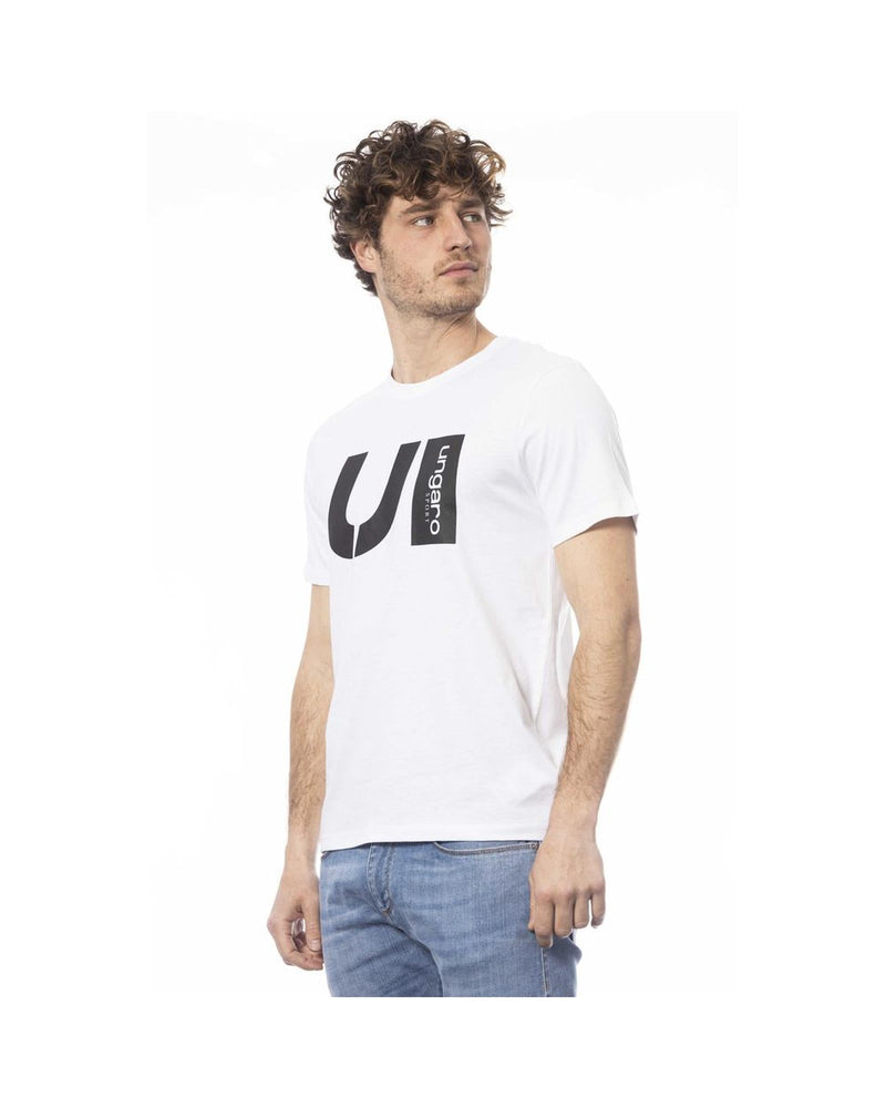 Ungaro Sport Men's Elegant Crew Neck Cotton Tee - M - NuSea