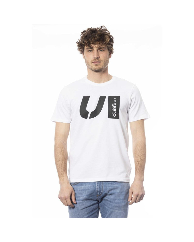 Ungaro Sport Men's Elegant Crew Neck Cotton Tee - M - NuSea