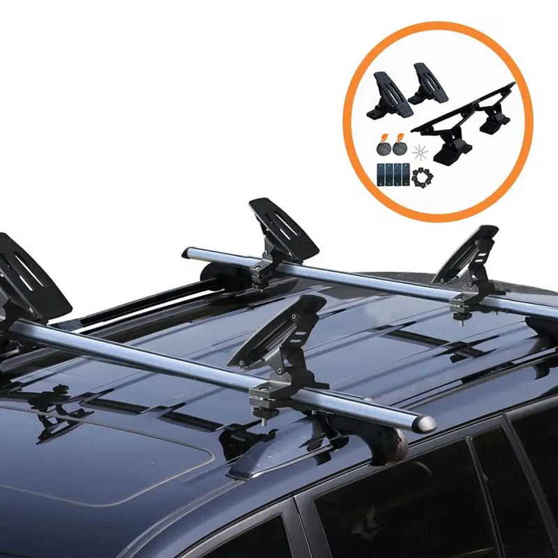 Universal Kayak Holder Car Roof Rack - Travel Saddle Watercraft Carrier Storage - NuSea