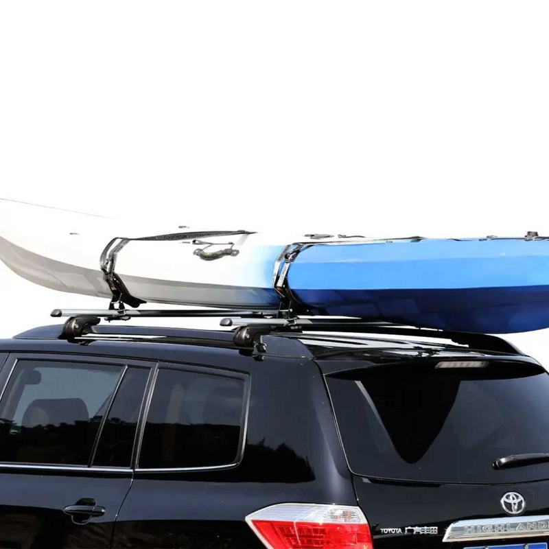 Universal Kayak Holder Car Roof Rack - Travel Saddle Watercraft Carrier Storage - NuSea