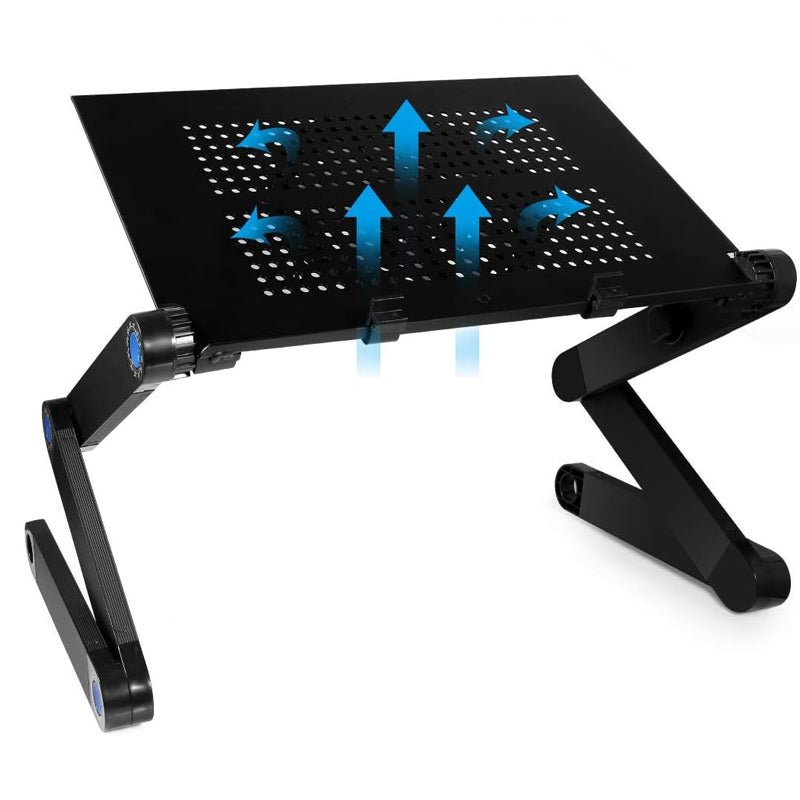 Universal Table Laptop Cooling Stand with Foldable Mouse Pad Holder - NuSea