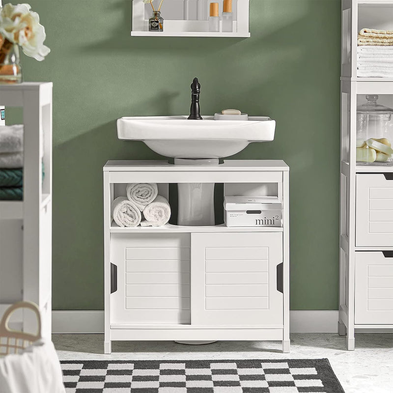 Vanity Unit Bathroom Furniture, White - NuSea