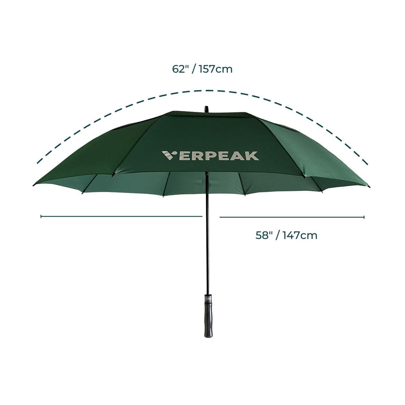 VERPEAK Golf Umbrella Dark Green 62" - NuSea