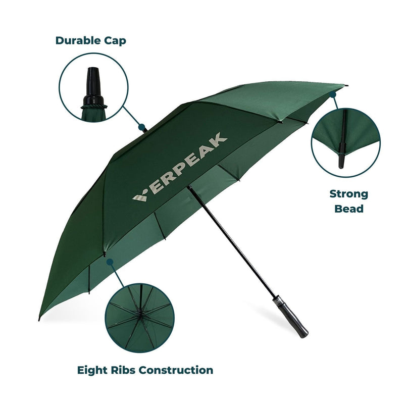 VERPEAK Golf Umbrella Dark Green 62" - NuSea