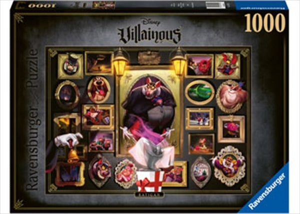 Villainous Ratigan 1000pc Puzzle - NuSea