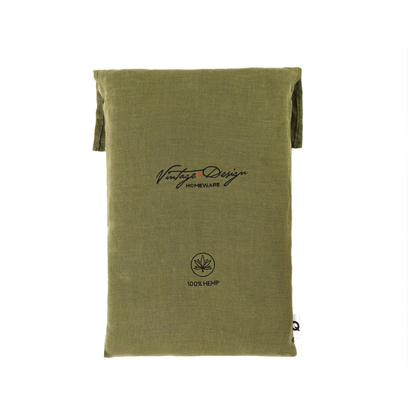 Vintage Design Homewares Hemp Fern Sheet Set Queen - NuSea