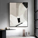 Wall Art 50cmx70cm Modern Abstract 2 Sets Black Frame Canvas - NuSea