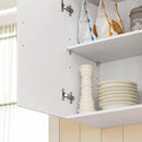 Wall Cabinets Storage, White - NuSea