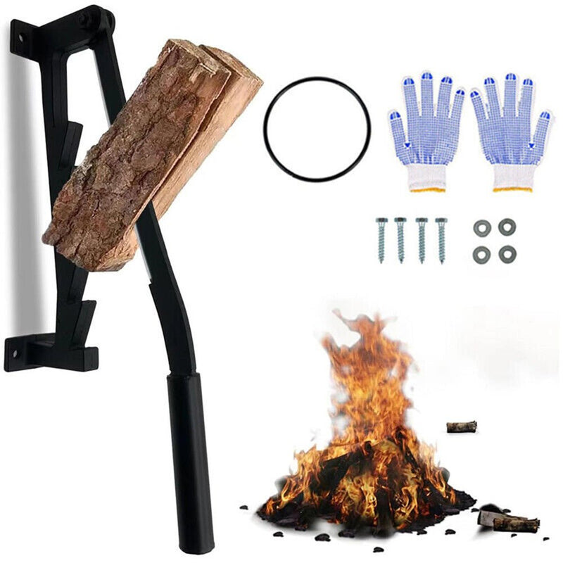 Wall Mounted High Carbon Steel Manual Fire Wood Cutter - NuSea