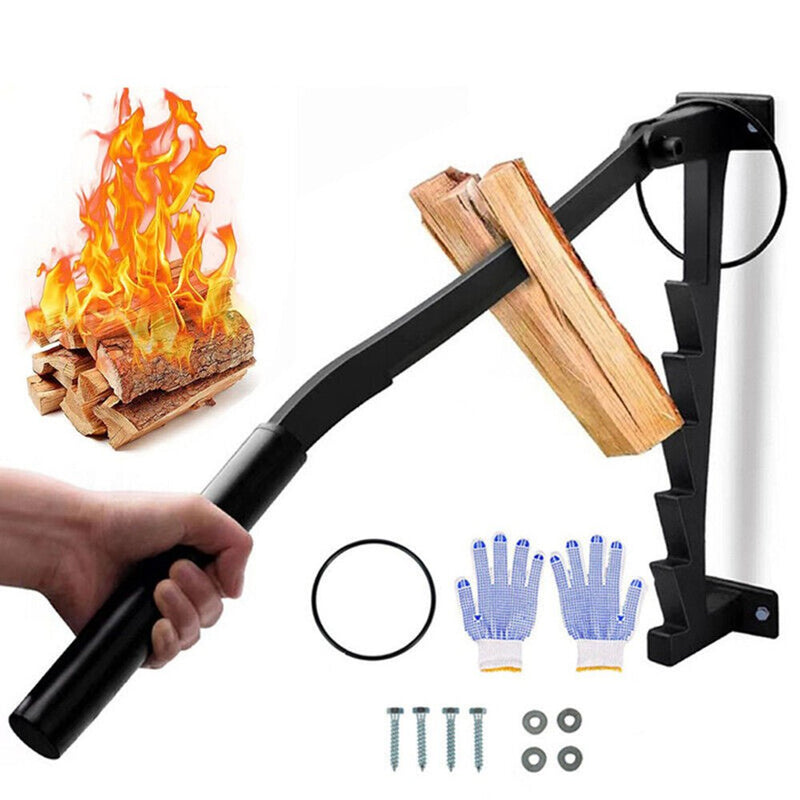 Wall Mounted High Carbon Steel Manual Fire Wood Cutter - NuSea