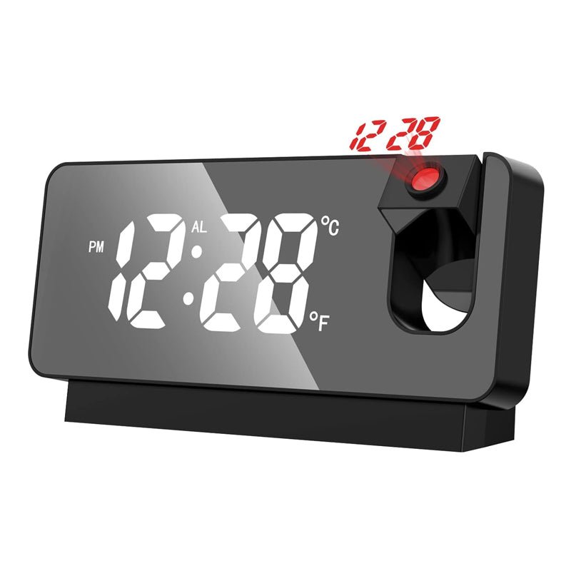 Wall Projection Digital Display Alarm Clock with Thermometer Function - NuSea