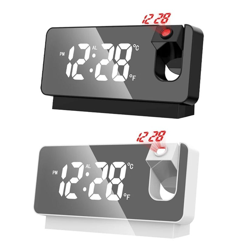 Wall Projection Digital Display Alarm Clock with Thermometer Function - NuSea