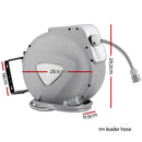 Water Hose Reel 10M Retractable Auto Rewind Garden Spray Gun - NuSea