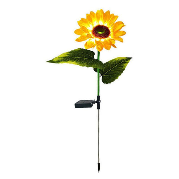 Waterproof LED Solar Sunflower Stake Lights for Garden Déco - NuSea