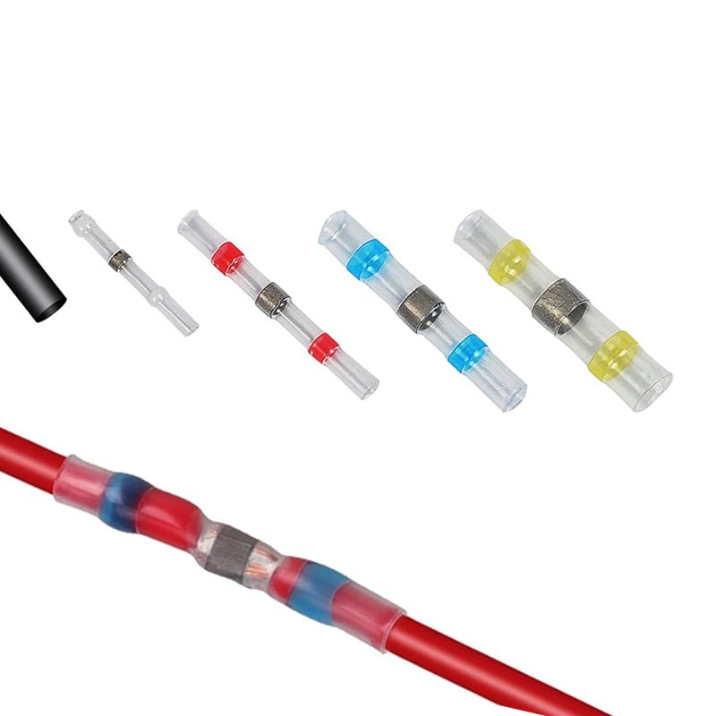 Waterproof Terminals Solder Seal Sleeve Heat Shrink Butt Wire Connectors - NuSea