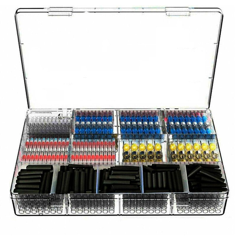 Waterproof Terminals Solder Seal Sleeve Heat Shrink Butt Wire Connectors - NuSea