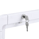 Weisshorn Caravan Table 800 x 450mm Folding Lockable White - NuSea