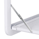 Weisshorn Caravan Table 800 x 450mm Folding Lockable White - NuSea