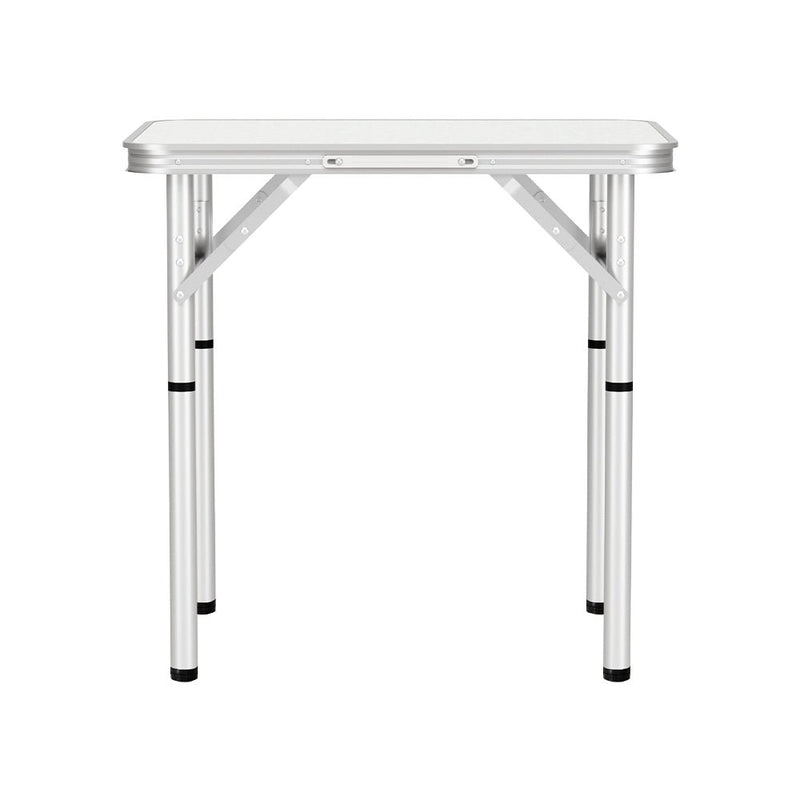 Weisshorn Folding Camping Table 60CM Adjustable Portable Outdoor Picnic Desk - NuSea