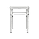 Weisshorn Folding Camping Table 60CM Adjustable Portable Outdoor Picnic Desk - NuSea