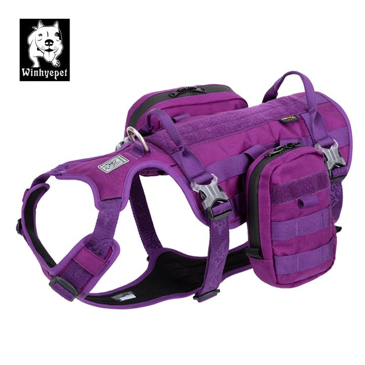 Whinhyepet Military Harness Purple L - NuSea