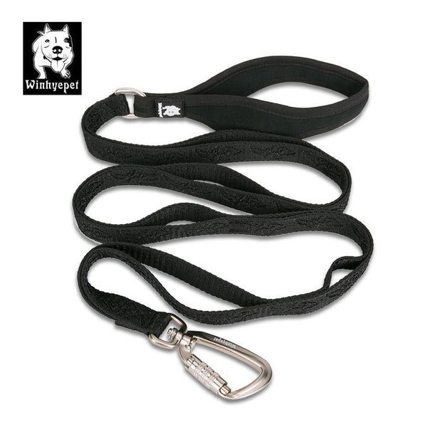 Whinyepet leash black - L - NuSea