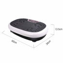 White Mini Vibration Platform - Magnet Therapy Vibrating Machine Exercise Plate - NuSea