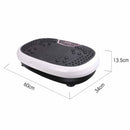 White Mini Vibration Platform - Magnet Therapy Vibrating Machine Exercise Plate - NuSea