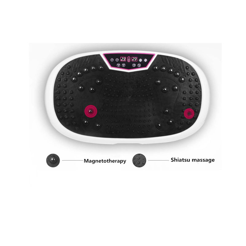 White Mini Vibration Platform - Magnet Therapy Vibrating Machine Exercise Plate - NuSea