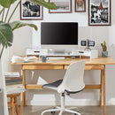 White Monitor Stand with Drawers - NuSea