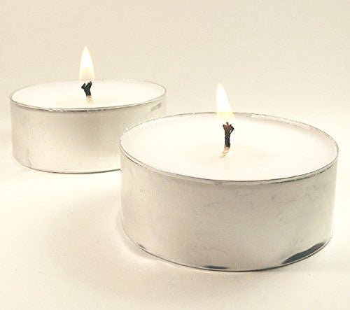 Wholesale Lot Large Tealight Candles 6cm Wide in silver foil cup 200 in a pack - Party Event Wedding BBQ Dinner Romantic Ambience Decor - NuSea