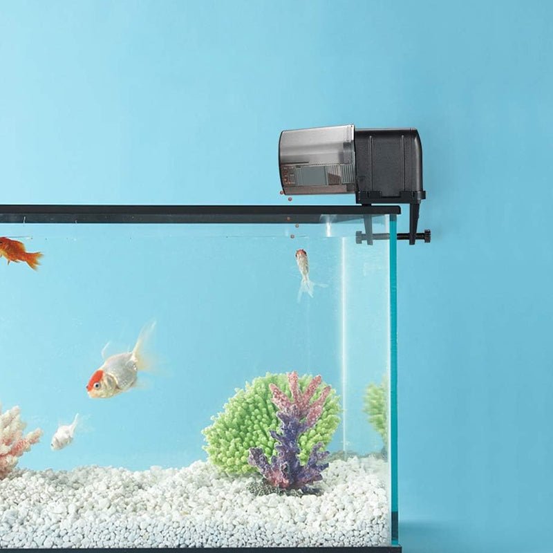 Wi - Fi Enabled Automatic Pet Fish Feeder Food Dispenser - USB Powered - NuSea