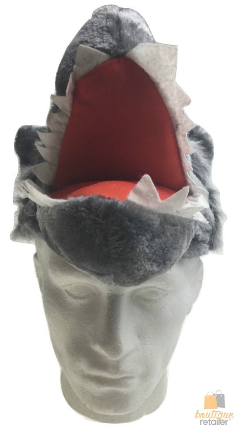 WOLF HAT Funny Party Costume Adult Childrens Animal Fancy Dress Halloween Cap - NuSea