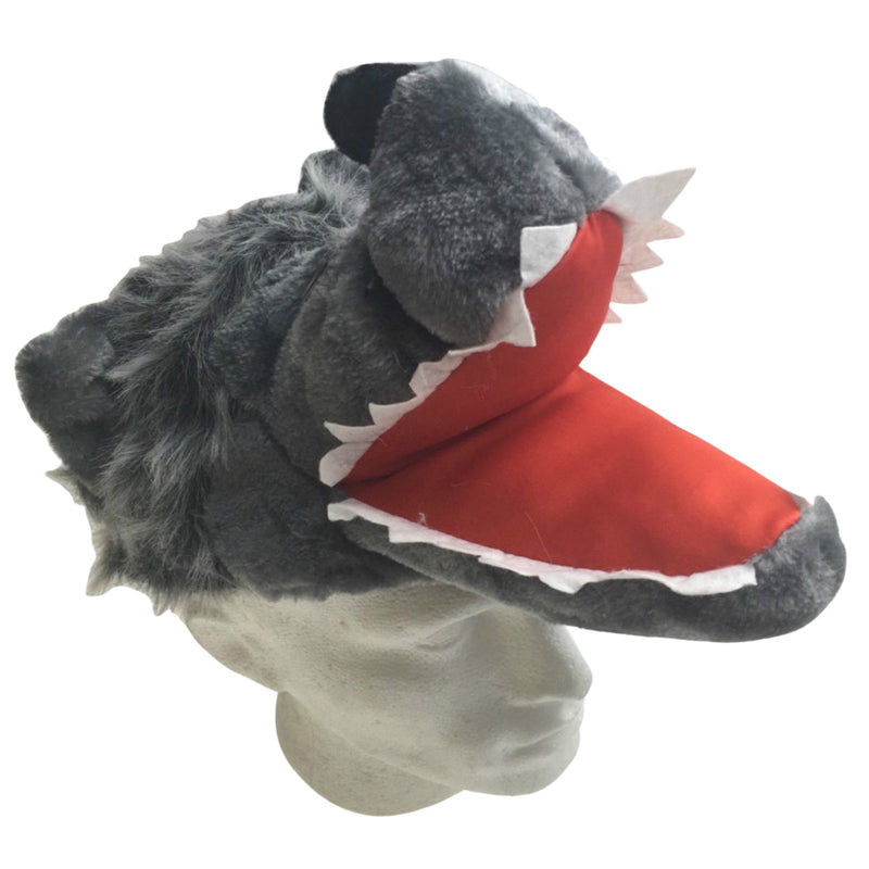 WOLF HAT Funny Party Costume Adult Childrens Animal Fancy Dress Halloween Cap - NuSea