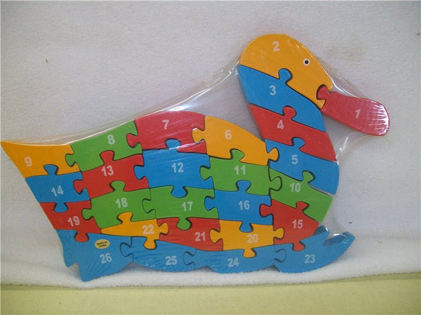 WOODEN ANIMALS PUZZLES - DUCK - NuSea