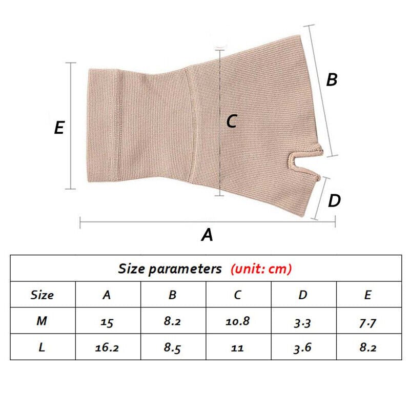 Wrist Thumb Band Belt Carpal Tunnel Hand Wrist Support Brace Golfer Compression - NuSea