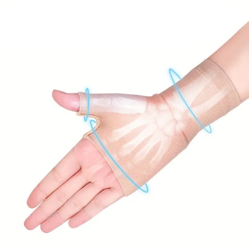 Wrist Thumb Band Belt Carpal Tunnel Hand Wrist Support Brace Golfer Compression - NuSea